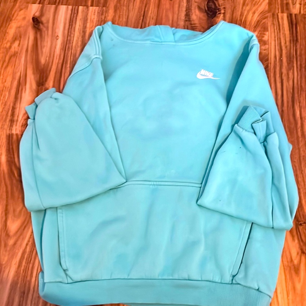 Blue Nike hoodie